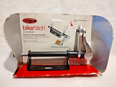 #ad #ad Delta Bike Hitch Lockable Bicycle Fork Wheel Mount Rack Secure Transport *NEW* $14.95