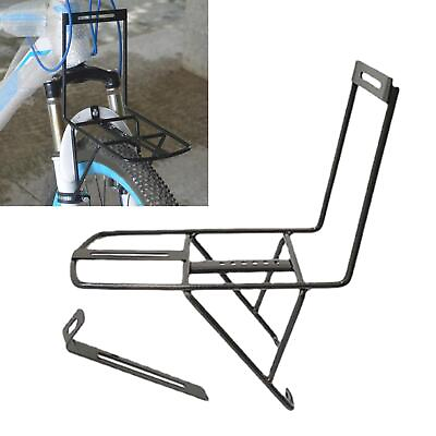 #ad Bike Front Carrier Rack Bicycle Front Fork Rack for Bicycle Cycling Outdoor $24.61