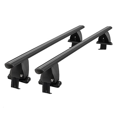 Smooth Top Roof Rack Fits Toyota Tundra 2014 2021 Cross Bar Carrier Rail Black $269.90