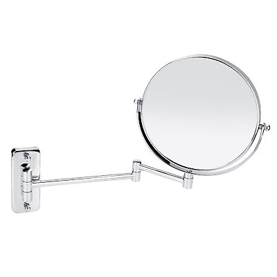 #ad #ad Wall Makeup Mirror Rust Proof Wall Swivel Mirror Makeup Tool For Home Hotel $37.81