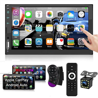 #ad 7quot;Car For Apple Carplay Radio Android Auto Touch Screen Stereo Bluetooth FM 2Din $58.99