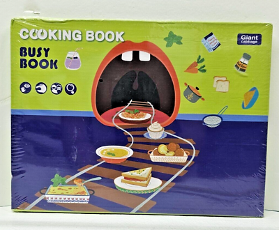 #ad #ad Busy Book for Toddlers Giant Cabbage Cook Book Autism Sensory Toys Kids Learning $7.90