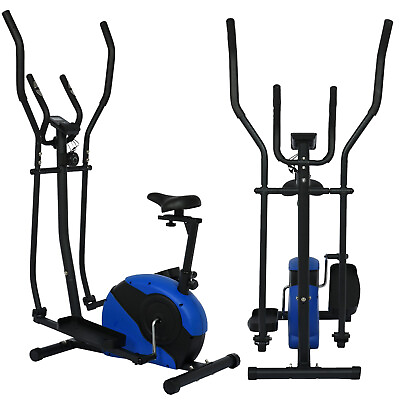 Blue Indoor Exercise Bike Stationary Cycling Bicycle Cardio Fitness Workout US $161.99