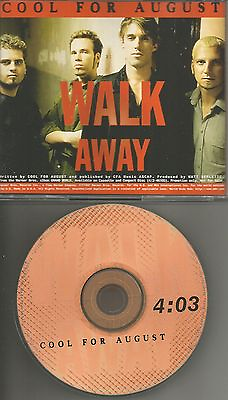 #ad COOL FOR AUGUST Walk Away RARE 1997 USA PROMO Radio DJ CD Single MINT $24.99