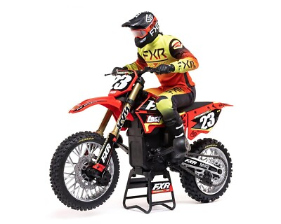 #ad #ad Losi Promoto MX RTR 1 4 Brushless Dirt Bike FXR Red LOS06000T1 $549.99