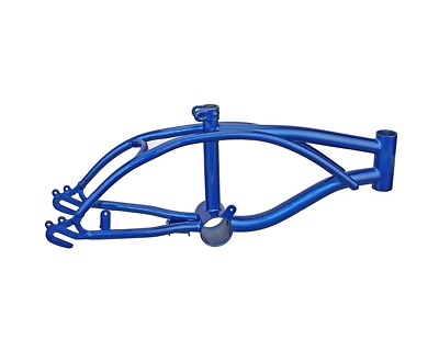 #ad VINTAGE LOWRIDER 12quot; Bicycle Bike Frame Metallic Blue. $71.79