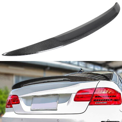 #ad Carbon Fiber Trunk Spoiler Wing For 2007?C2012 2013 BMW E92 M3 Coupe $99.99