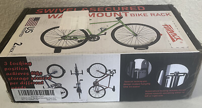 #ad TORACK Bike Bicycle Storage Rack 2 Racks Hooks for Garage Wall Mount Vertical $34.99