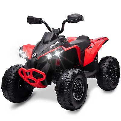 #ad Licensed BRP Can am 12V Kids Ride On Electric ATV Quad Car Toys w Remote Red $213.00
