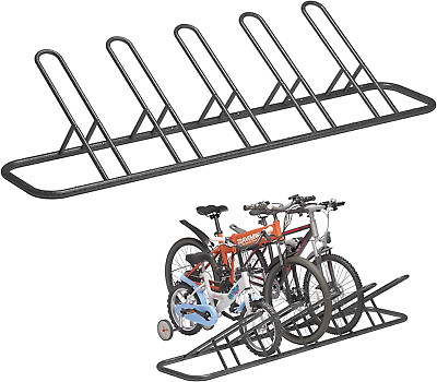 #ad #ad Mr IRONSTONE 5 Bike Rack Floor Bike Rack for Garage Indoor Outdoor Anti rust $66.60