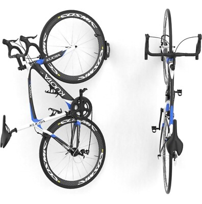 #ad 2 Pack Swivel Bike Wall Mount Bike Rack Garage Wall Mounted Bike Hanger $44.00
