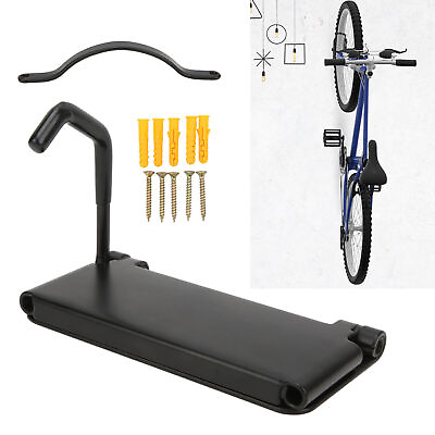 #ad Bike Storage Hook High Carbon Steel Non Slip Wall Mounted 66lb Load Bicycle Rack $35.10