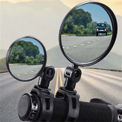 #ad Bicycle Rearview Wide Angle Convex Mirror Adjustable for Bike Riding Cycling $7.89