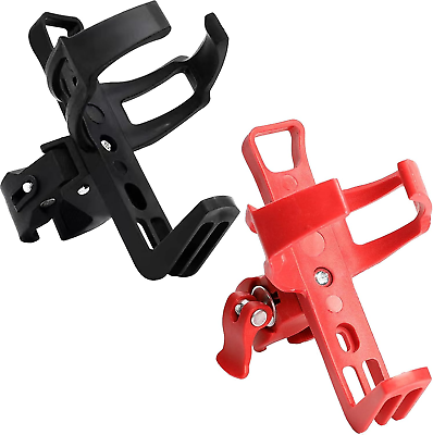 #ad 2 Pack Bike Water Bottle Holder Cage Bicycle Drink Mountain Bike Cycling Cup $9.90