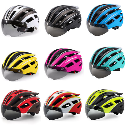 Cycling Bike Helmets Adult Sports Road Mountain Helmet Racing Protective Goggles $29.99