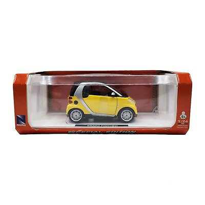 #ad Smart Car Fortwo NEW Diecast 1:24 Italian Design Model Special Edition Limited $66.95