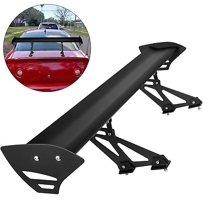 #ad GT Wing Spoiler43.3 Inch Lightweight Aluminum Single Rear Wing Adjustable Angle $39.97