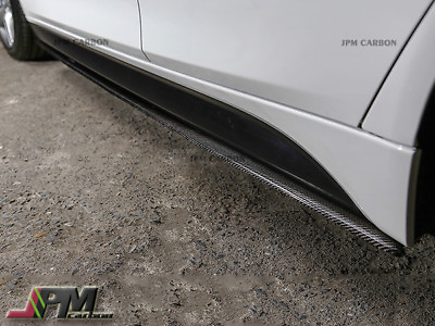 #ad #ad P Style Carbon Fiber Side Skirts Lip Fit For 12 15 BMW F30 F31 M Sport 328i 335i $390.00