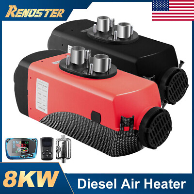 2 5 8KW 12V Upgrade Diesel Air Heater LCD For Truck Motorhome Boat Bus Trailer $139.99
