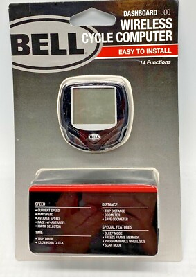 #ad #ad Bicycle Speedometer Wireless Dashboard 300 by Bell 14 Functions easy install $11.69