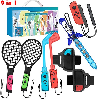 #ad Family Accessories Kit Compatible with Nintendo Switch Switch OLED Sports Games $29.99