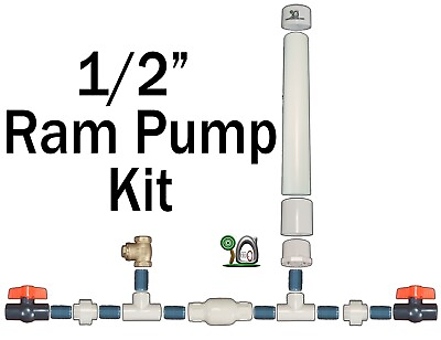 #ad Hydraulic Ram Pump Kit Build Your Own RAM PUMP $175.00