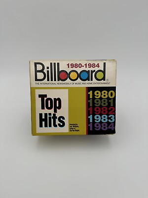 #ad Billboard Top Hits: 1980 1984 Box by Various Artists 5 CDs 1992 Rhino Records $19.99