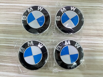 for bmw 68mm Wheel Center Hub Caps Logo Badge Emblem For 1 3 5 7 Series X1 X3 X5 $6.99