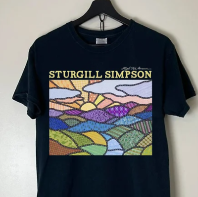 #ad #ad Sturgill Simpson High Top Mountain 90S T Shirt Sturgill Simpson Bastard Childre $21.98