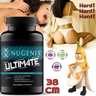 #ad NUGENIX ULTIMATE Testosteron Booster Multivitamins 120 Capsules $38.00