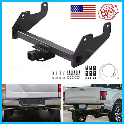 #ad #ad For 2015 2023 Ford F150 Class 4 Trailer Hitch Receiver Bumper Tow Heavy Duty 2quot; $169.19