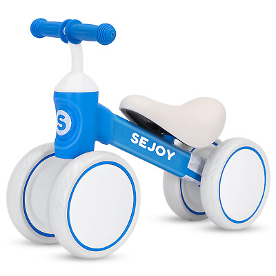 #ad SEJOY Baby Balance Bike with 4 Wheels Children Walker Bicycle Toddler Toys Rides $34.95