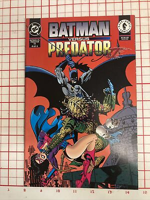#ad Batman Versus Predator II #4 Jan 1994 DC Dark Horse VF $14.99