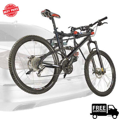 #ad 2 Bike Trunk Mount Rack Sports Bicycle Car SUV Sedan Hatchback Campling Travel $66.11