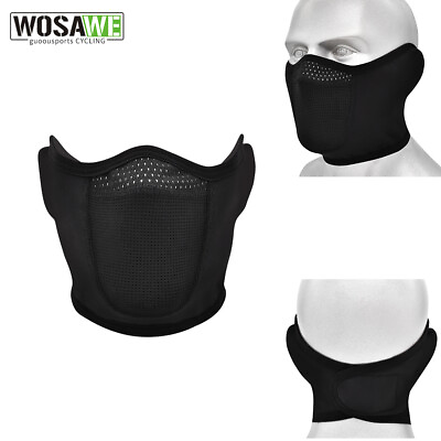 #ad WOSAWE Half Balaclava Bike Face Cover Winter Motorcycle Cycling Thermal Scarf GBP 6.99