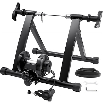 #ad #ad VEVOR Magnetic Bike Trainer Stand 8 Resistance Level for Indoor Exercise Fitness $63.99