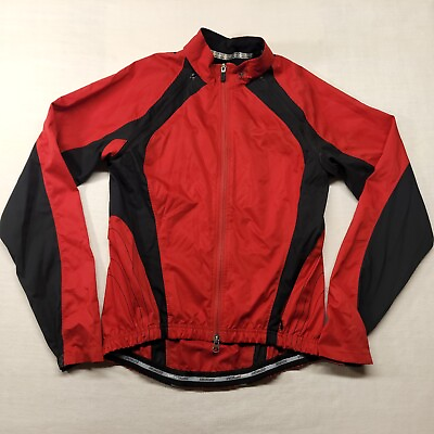 #ad #ad Specialized Bike Shirt Size Small Mens Zip Up Shirt Removable Long Sleeve Red $29.99