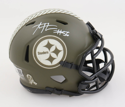 #ad Alex Highsmith Signed Pittsburgh Steelers Salute To Service Mini Helmet w COA $149.00
