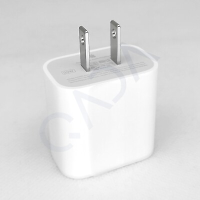 OEM Apple 20W USB C Wall Charger Power Adapter in Bulk for iPad iPhone 14 13 12 $13.99