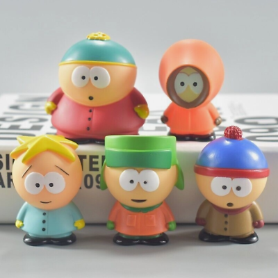 #ad 5pcs Set South Park Characters Kenny Stan Eric Action Figures Doll Kid Toys $15.89