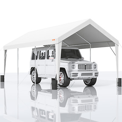 #ad VEVOR 10x20FT Carport Canopy Outdoor Carport Shelter Garage Storage Shed Tent $179.99