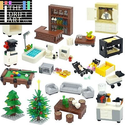 #ad Christmas Tree Desk Dining Pool Table Sofa For Lego Sets Building Blocks Set DIY $8.66