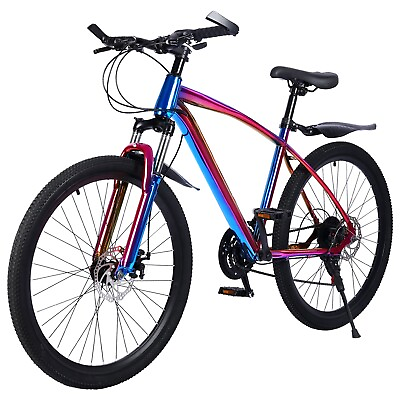 #ad Bicycle 27.5 Inch Mountain Bike With 21 Speed Dual Disc Brake Full 29 Bike Tires $198.22