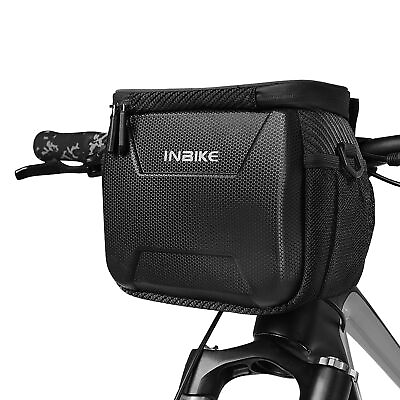 #ad INBIKE Waterproof Bike Handlebar Bag EVA Hard Shell Bicycle Pack Rain Cover V3T2 $16.75