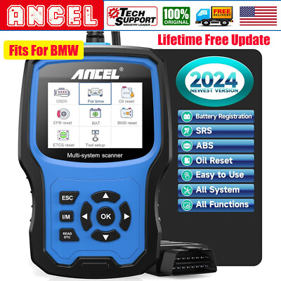 #ad #ad Ancel BM700 For BMW Full System Diagnostic OBD2 Scanner ABS SRS EPB TPMS CBS OIL $79.00