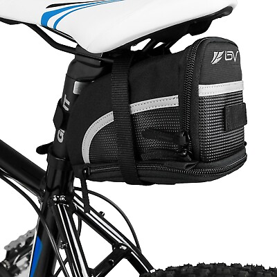 BV Bike Saddle Bag Under Seat Water Resistant Expandable Road Mountain Bike Bags $16.99