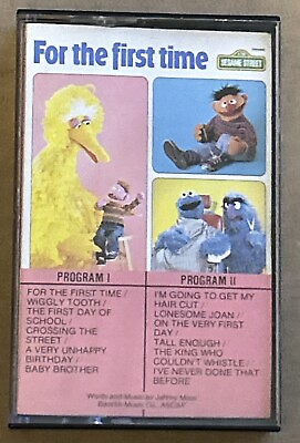 #ad Sesame Street For The First Time Cassette Tape C $6.97