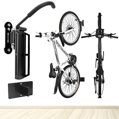 #ad Lunies Swivel Bike Rack Wall Mount Indoor Hanging Bike Hanger for Garage Sp... $65.78
