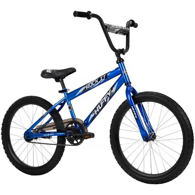 Huffy Rock It Kids#x27; EZ Build Bike Blue 20 inch amp; Coaster Brake Easy Assemble $75.99