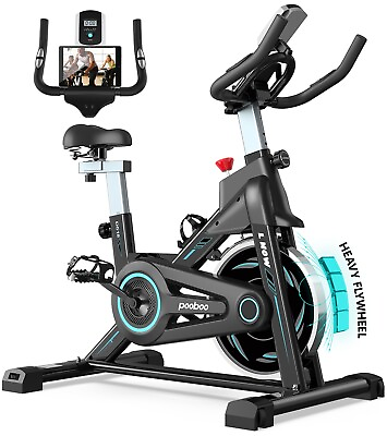 Pooboo Indoor Cycling Bike Stationary Exercise Bike Home Cardio Workout Machine $170.99